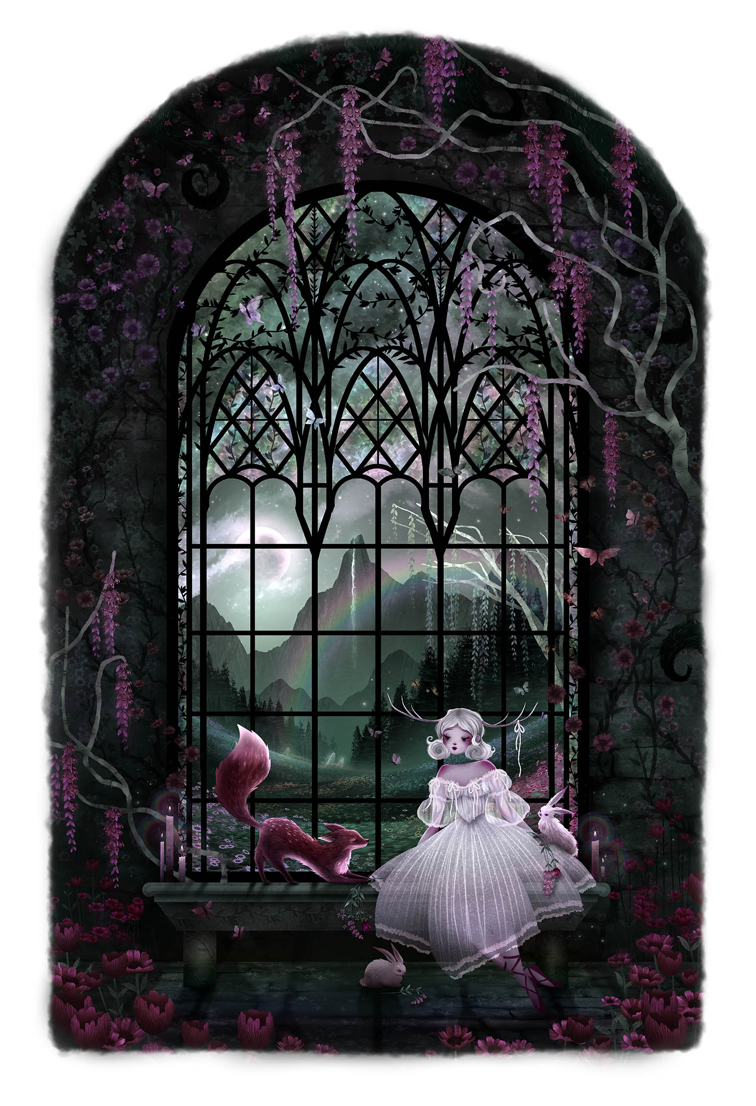 "Princess Asha's Window" Limited Edition Wall Art Print
