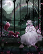 Load image into Gallery viewer, &quot;Princess Asha&#39;s Window&quot; 13x19 Special Edition Garden Background Wall Art Print
