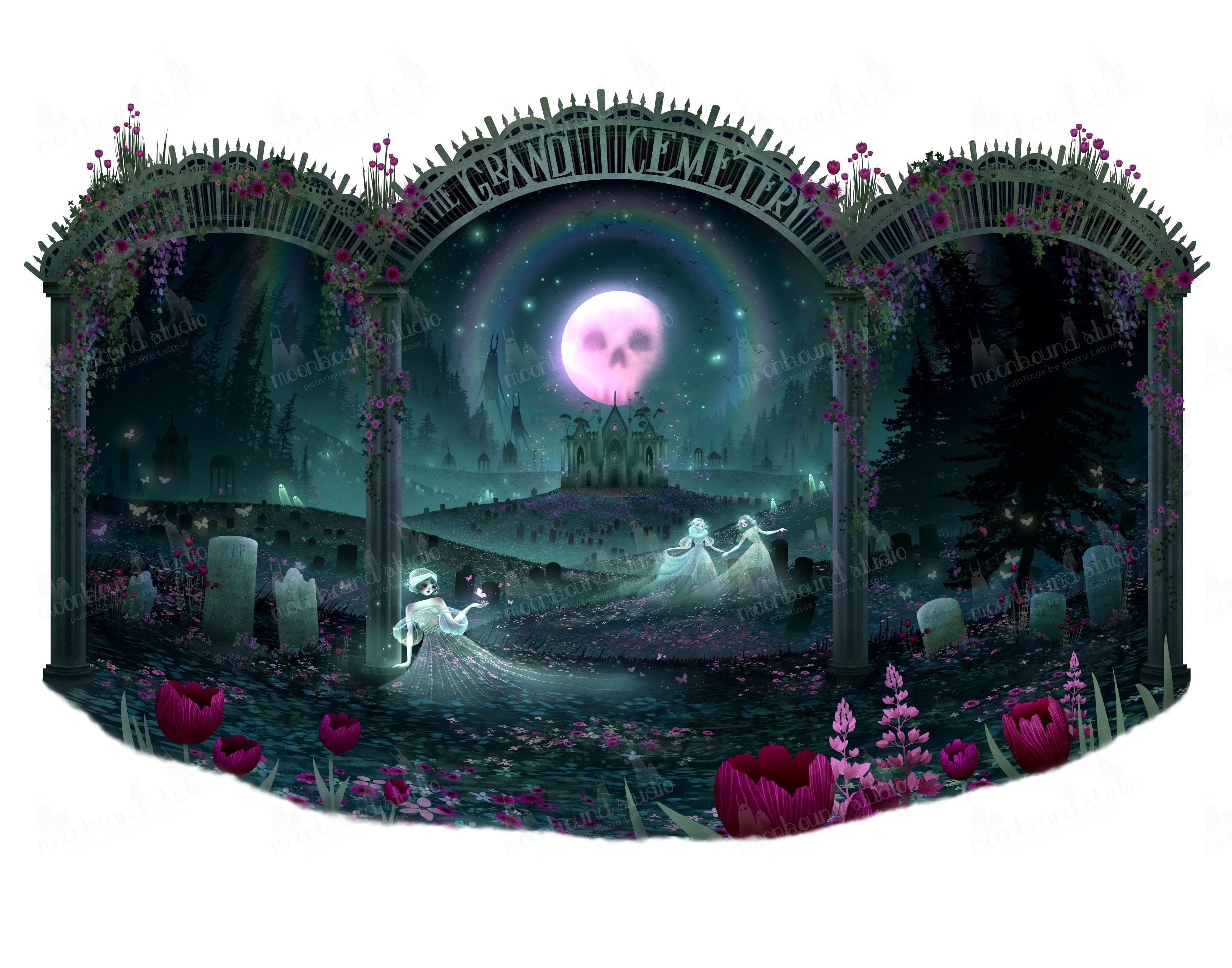*Clearance*  11x14 "The Grand Cemetery" Limited Edition Wall Art Print