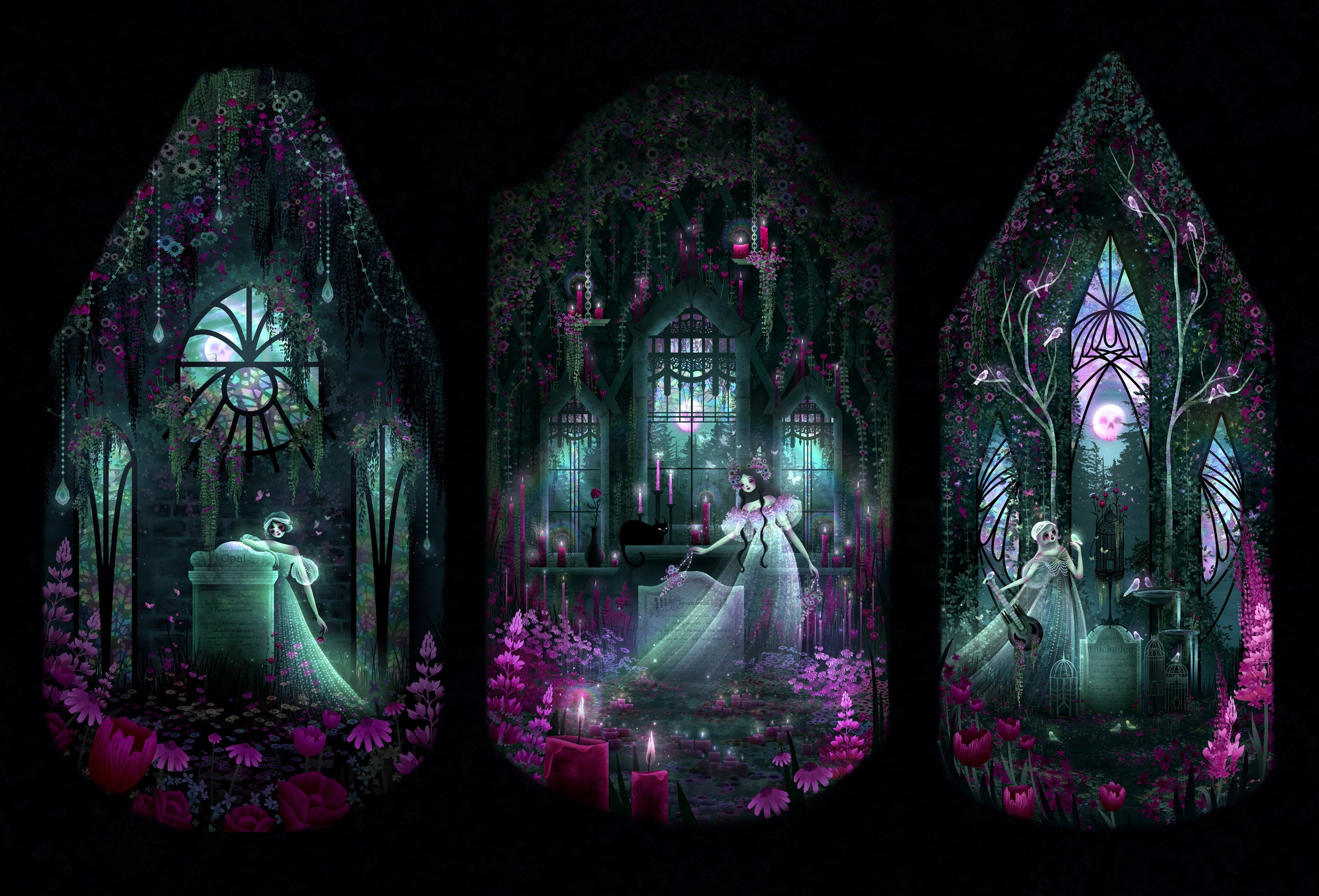 "Inside Cryptic Triptych"