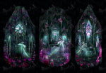Load image into Gallery viewer, &quot;Inside Cryptic Triptych&quot; 13x19 Special Edition Garden Background Wall Art Print
