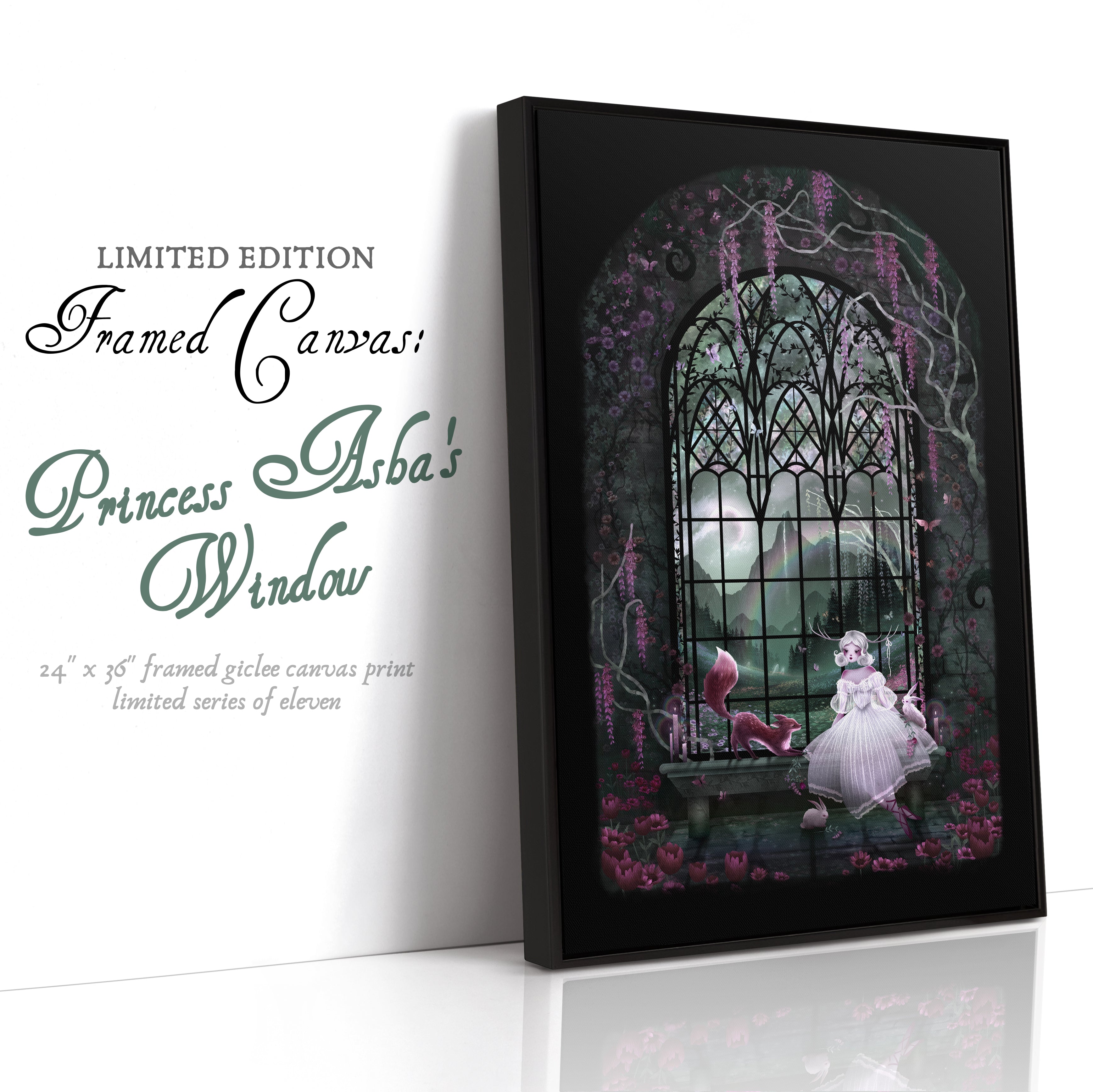 "Princess Asha's window" *Canvas* Limited Edition Giclee Wall Art Print