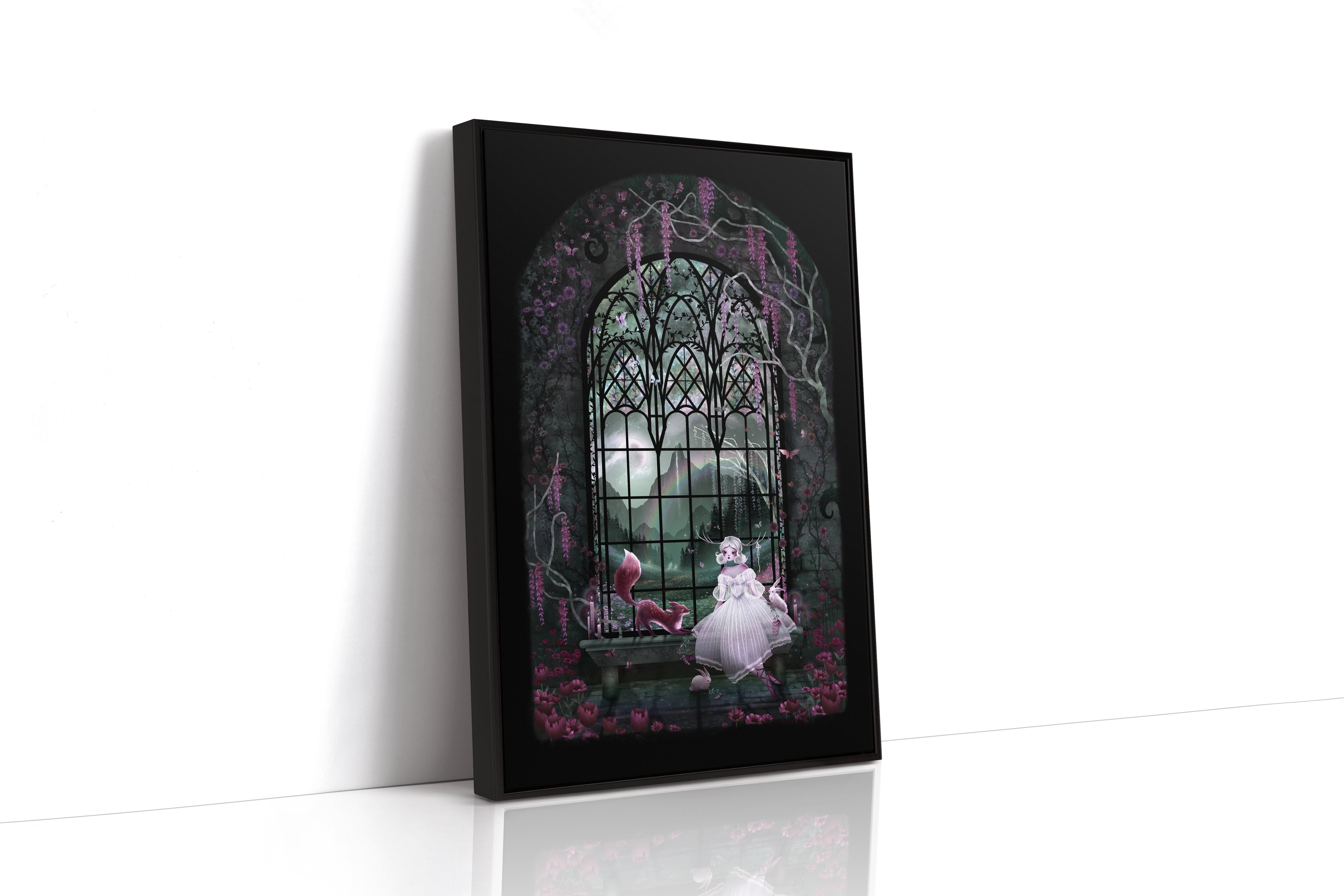 "Princess Asha's window" *Canvas* Limited Edition Giclee Wall Art Print