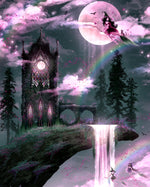 Load image into Gallery viewer, &quot;The Witch&#39;s Tower&quot; 13x19 Special Edition Garden Background Wall Art Print
