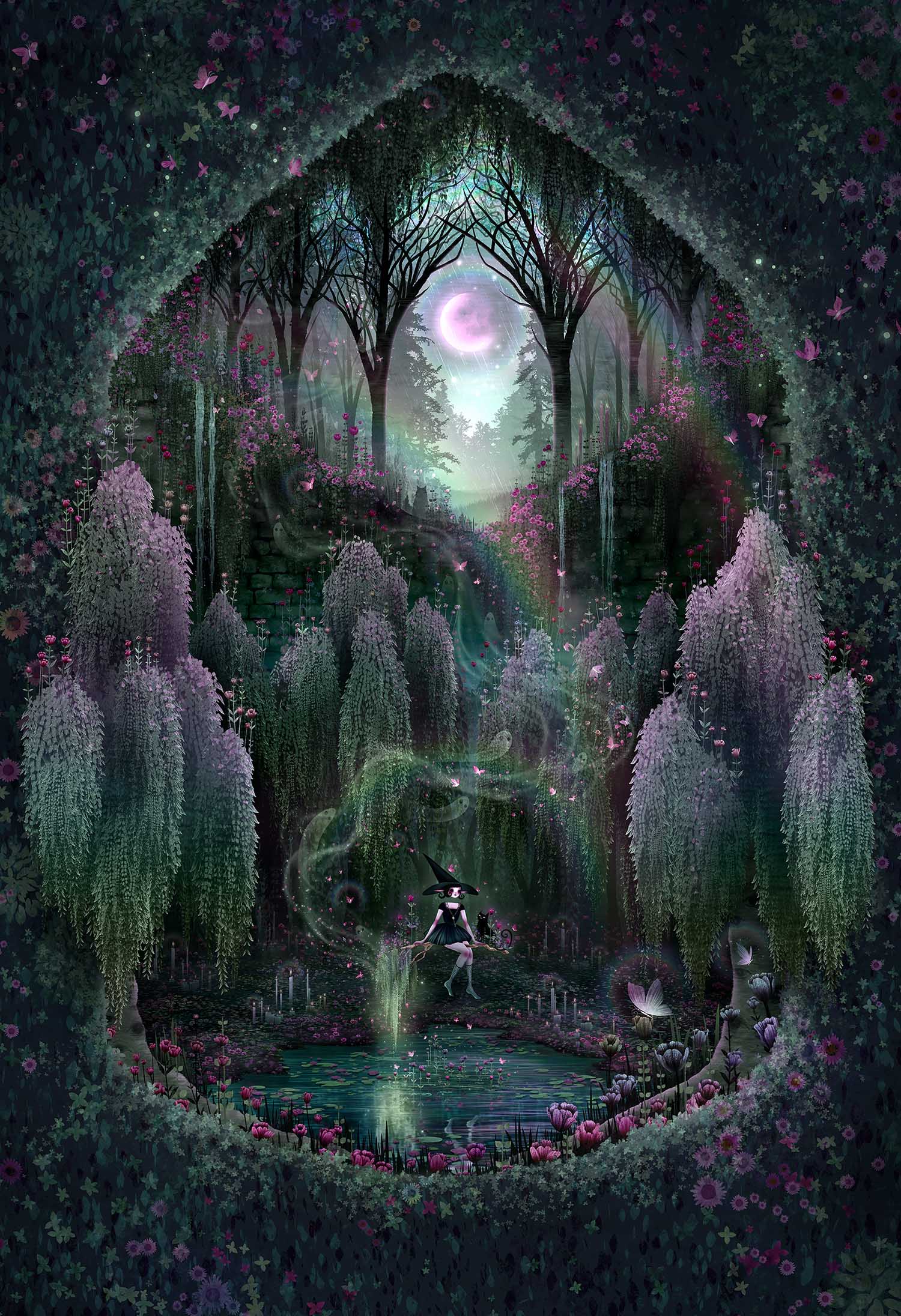 "The Well of the Willows" *Canvas* Limited Edition Giclee Wall Art Print