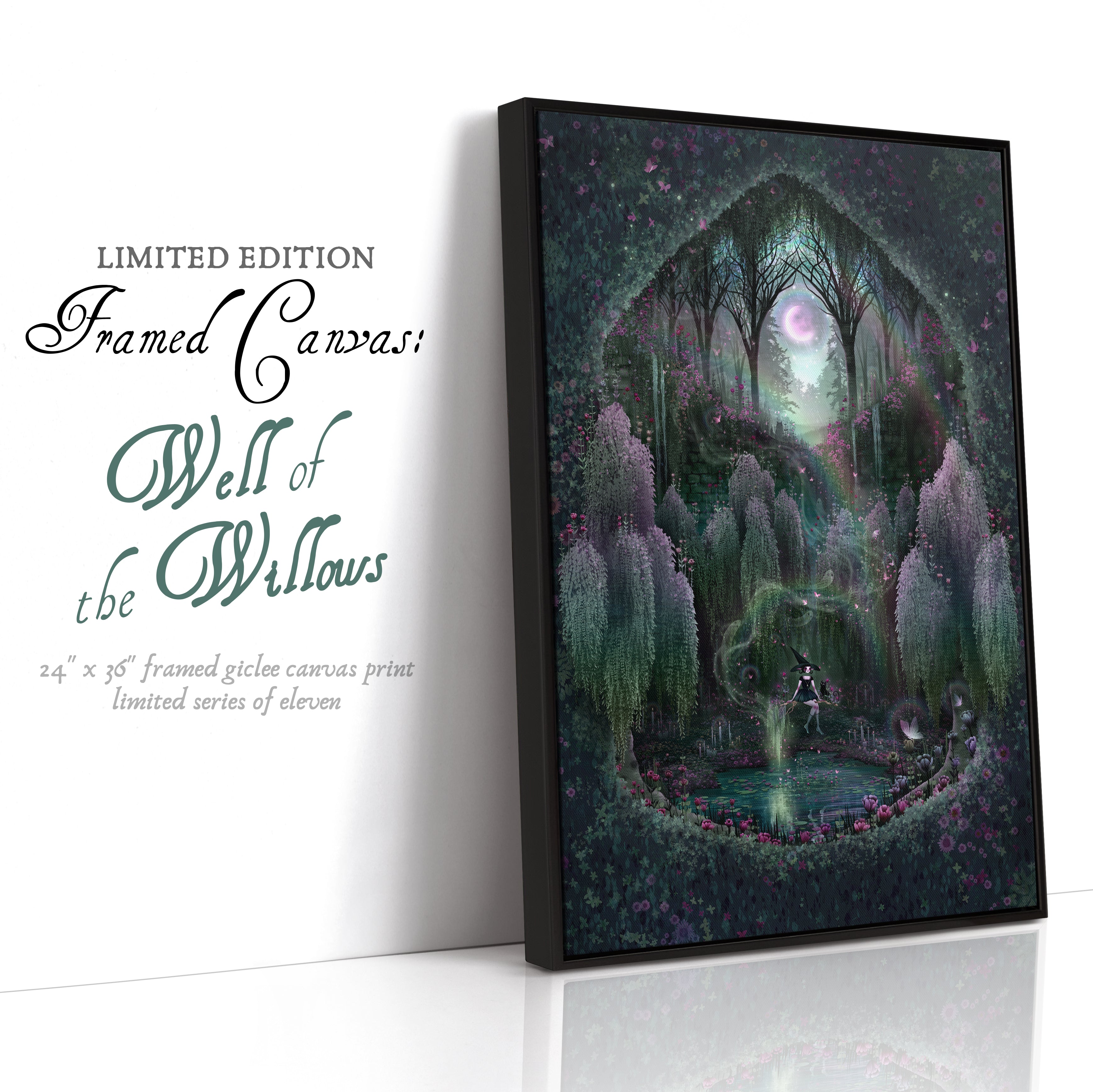 "The Well of the Willows" *Canvas* Limited Edition Giclee Wall Art Print