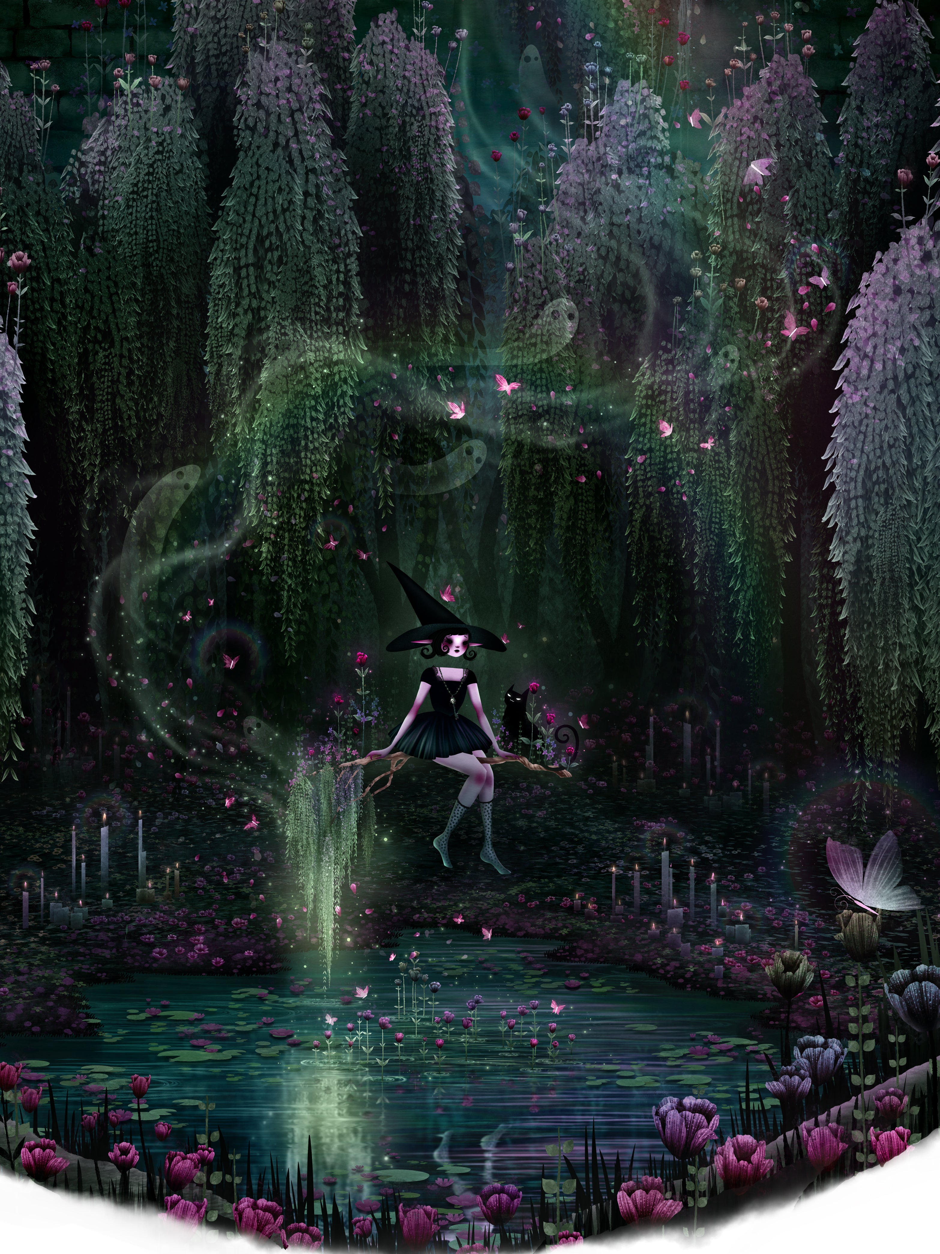 "The Well of the Willows" Limited Edition Wall Art Print