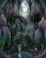 Load image into Gallery viewer, &quot;The Well of the Willows&quot; *Canvas* Limited Edition Giclee Wall Art Print

