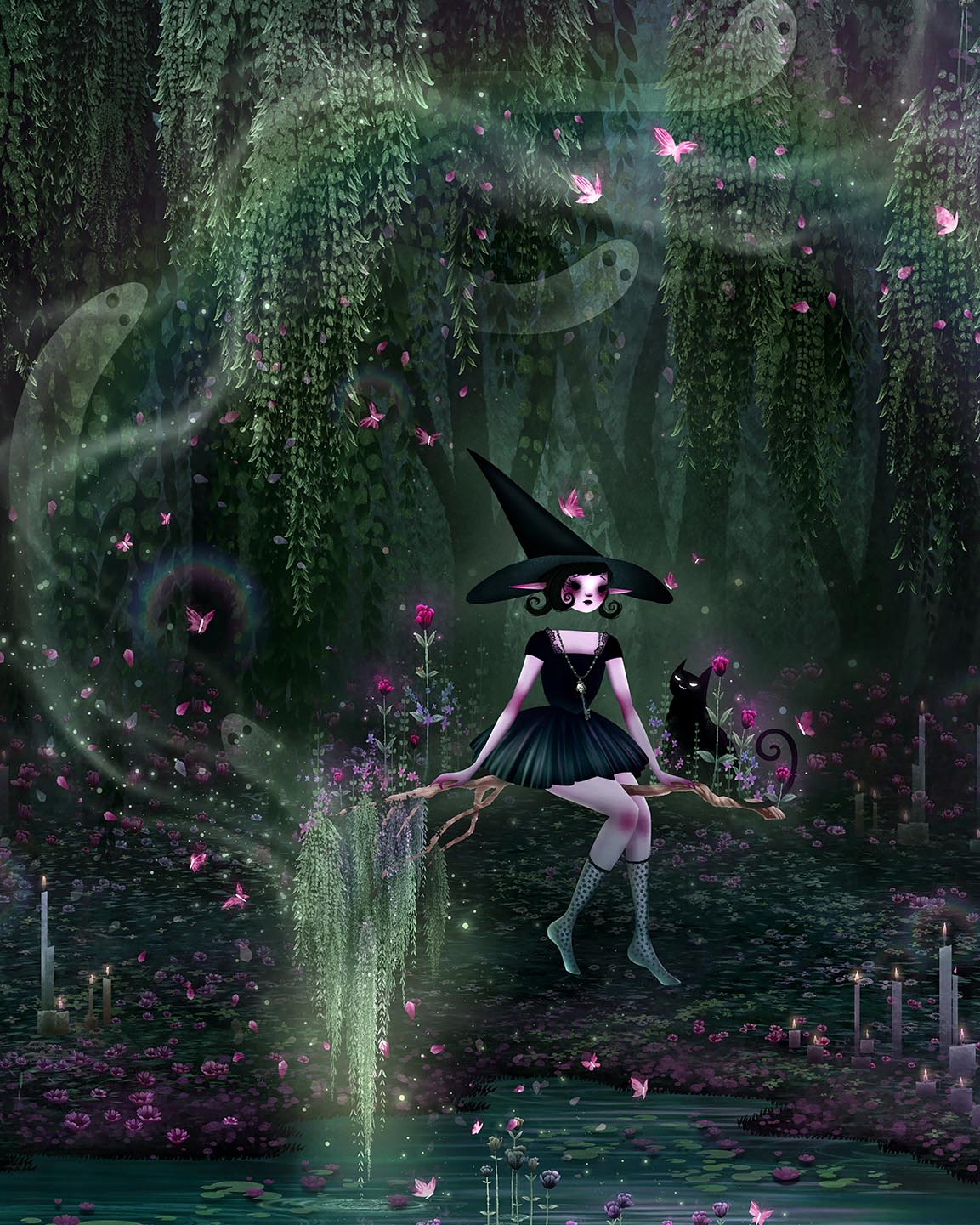 "The Well of the Willows" *Canvas* Limited Edition Giclee Wall Art Print