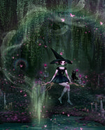 Load image into Gallery viewer, &quot;The Well of the Willows&quot; *Canvas* Limited Edition Giclee Wall Art Print
