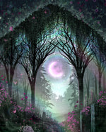 Load image into Gallery viewer, &quot;The Well of the Willows&quot; 13x19 Special Edition Garden Background Wall Art Print
