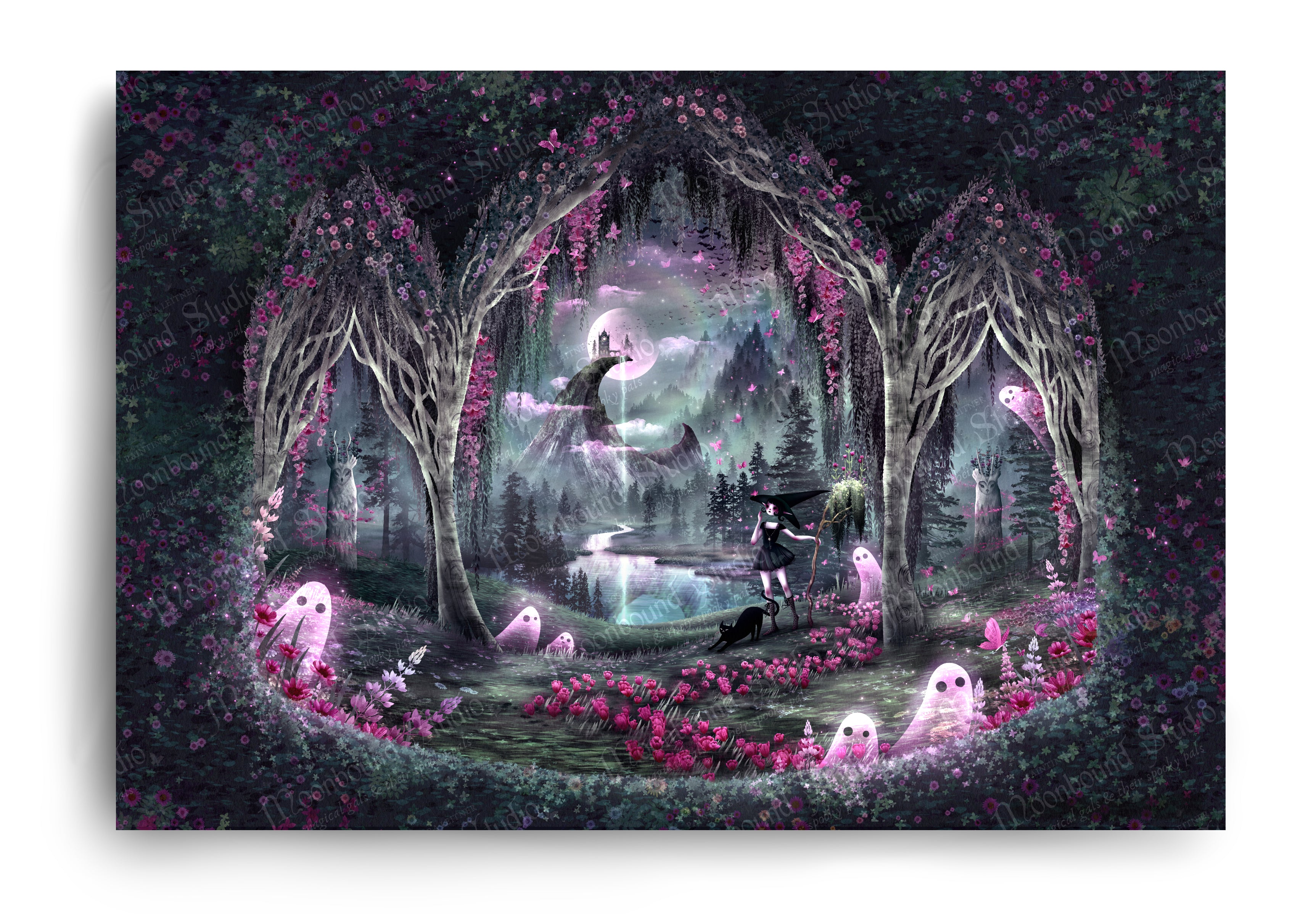 "Where the Wind Goes" 13x19 Special Edition Garden Background Wall Art Print