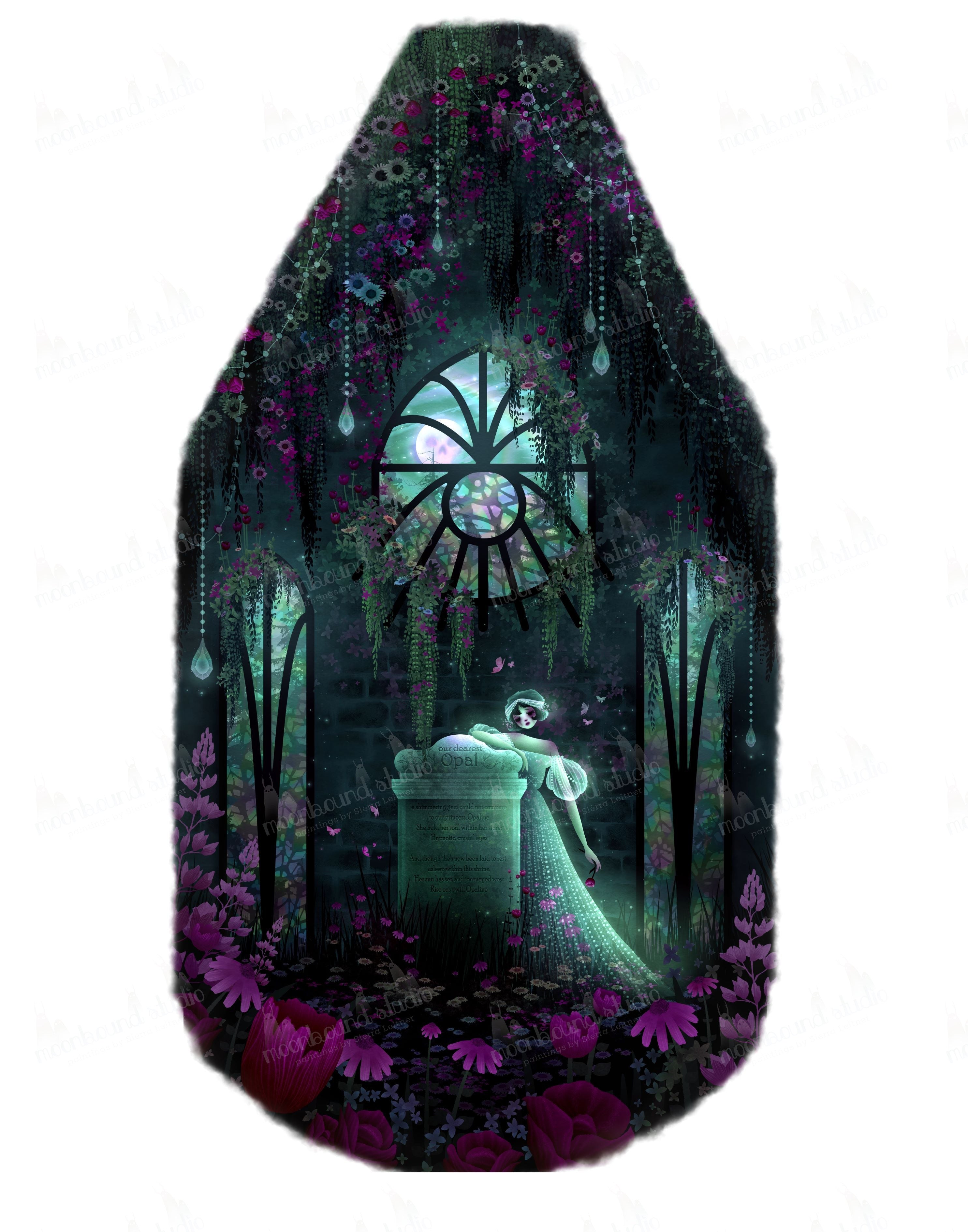 *Clearance*  11x14 "Opal's Crypt" Limited Edition Wall Art Print