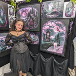 Load image into Gallery viewer, &quot;The Witch&#39;s Tower&quot; *Canvas* Limited Edition Giclee Wall Art Print
