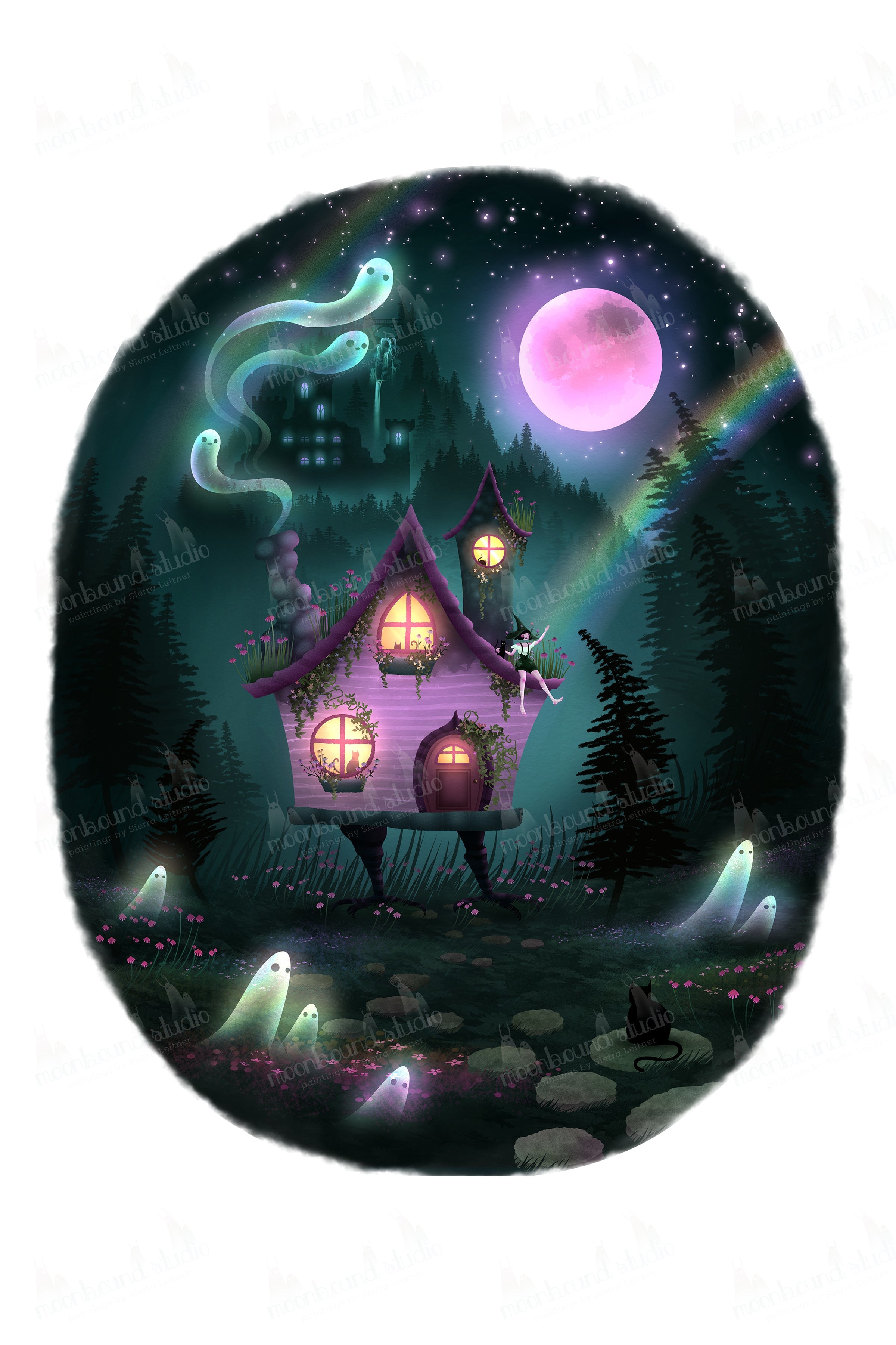 *Clearance*  11x14 "Witch's Cottage" Limited Edition Wall Art Print